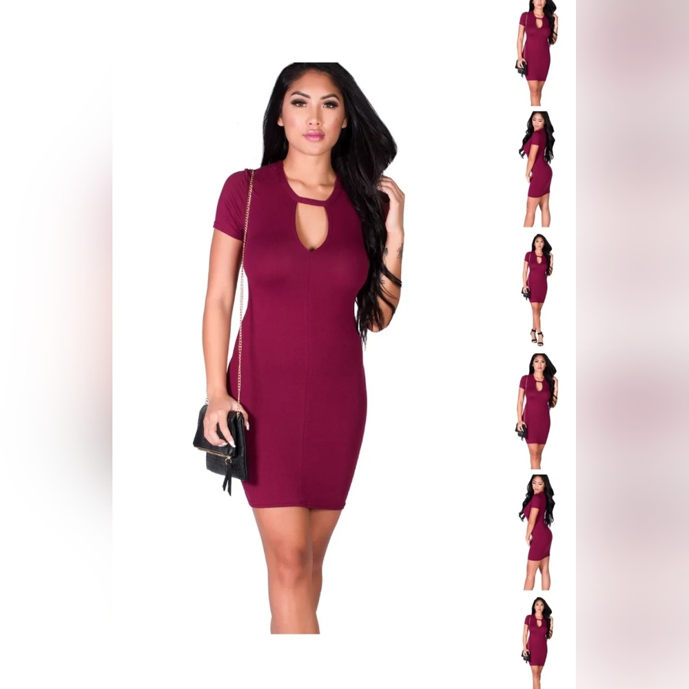 Juniors Burgundy Dress